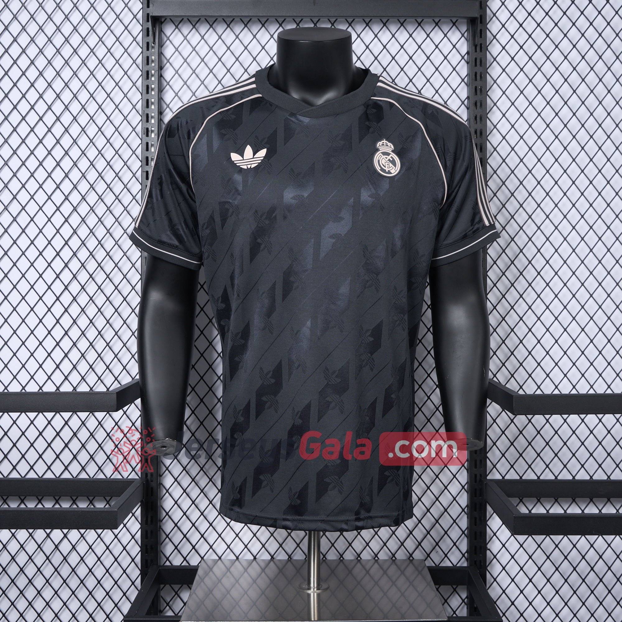 Real Madrid 24-25 Originals LFSTLR Jersey Charcoal - Player Version - Unitedfutballjersey