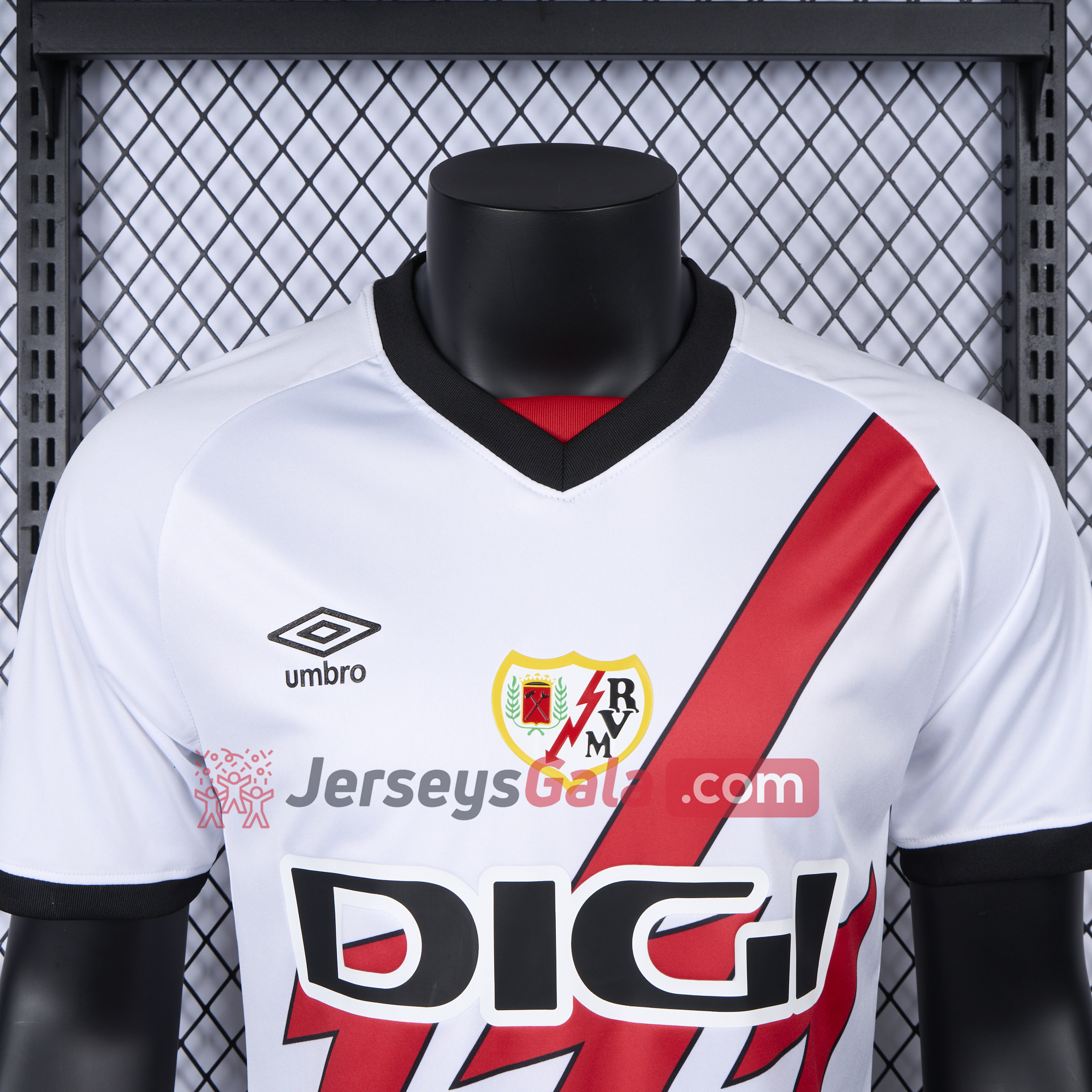 Rayo Vallecano 24-25 Home Jersey - Player Version - Unitedfutballjersey