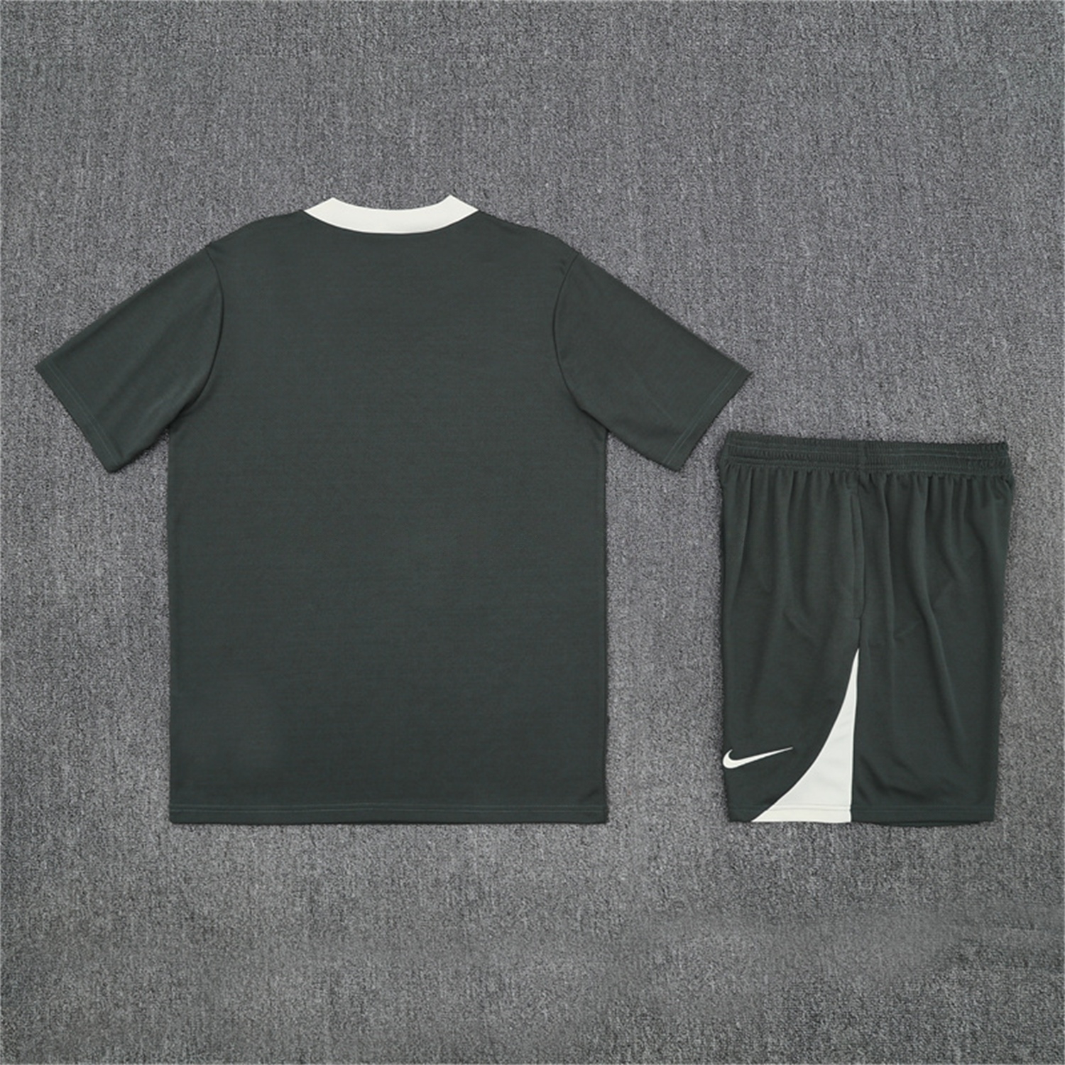 C.H.E.L.S.E.A 25-26 Kids Short-Sleeve Training Set - Army Green Top & Army Green Shorts - Unitedfutballjersey