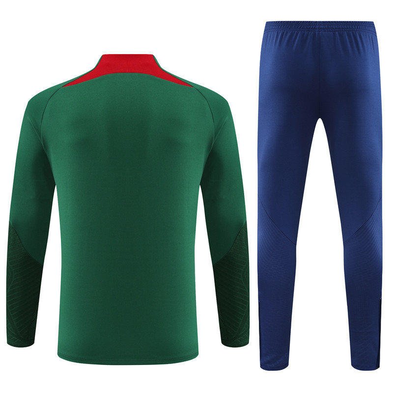 Portugal 23-24 Long Sleeve Training Set -Green - Unitedfutballjersey