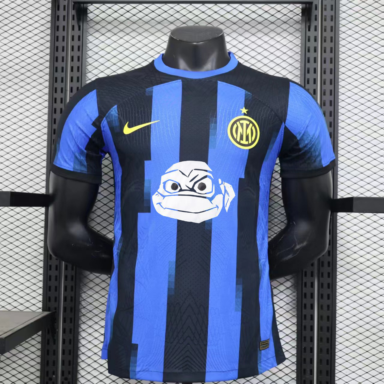 Inter Milan 23-24 Home Teenage Mutant Ninja Turtles Edition Jersey - Player Version - Unitedfutballjersey