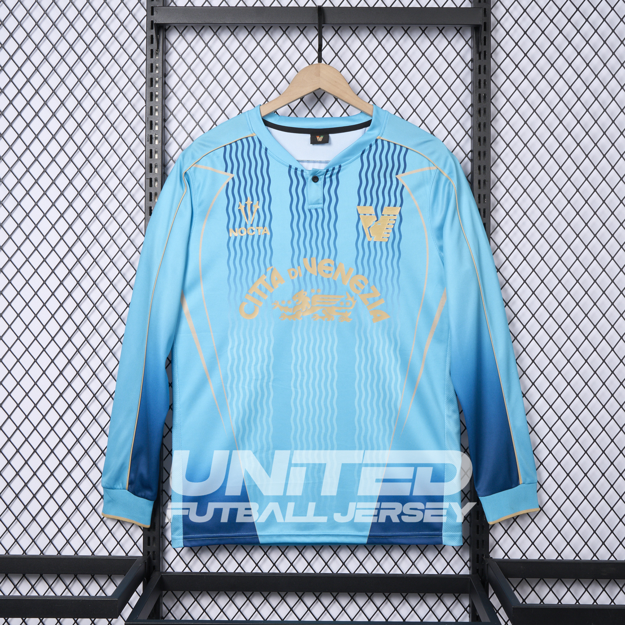 Venezia FC 24-25 Third Long Sleeve Jersey - Fans Version - Unitedfutballjersey
