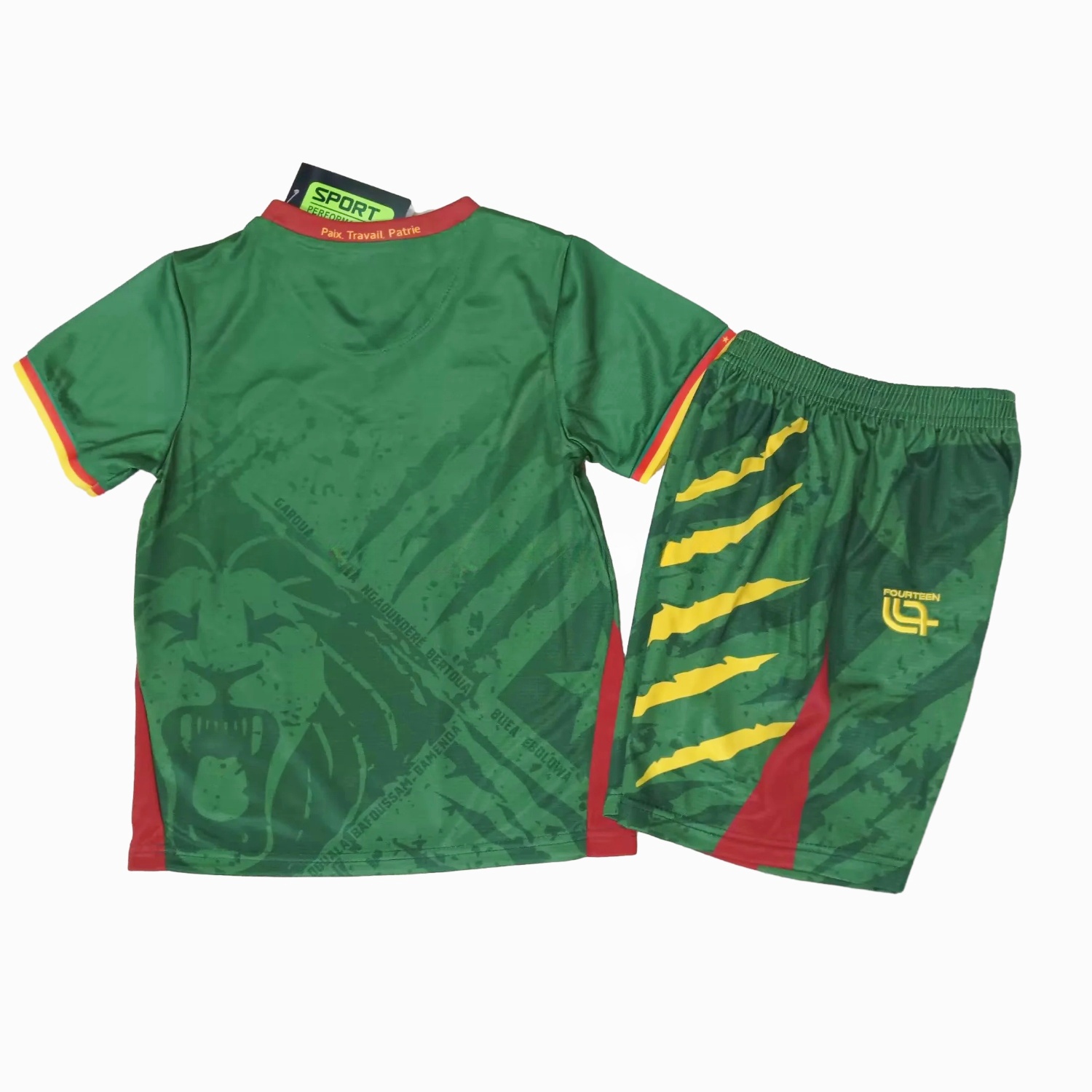 Cameroon 25-26 Home Kids Kit - Unitedfutballjersey