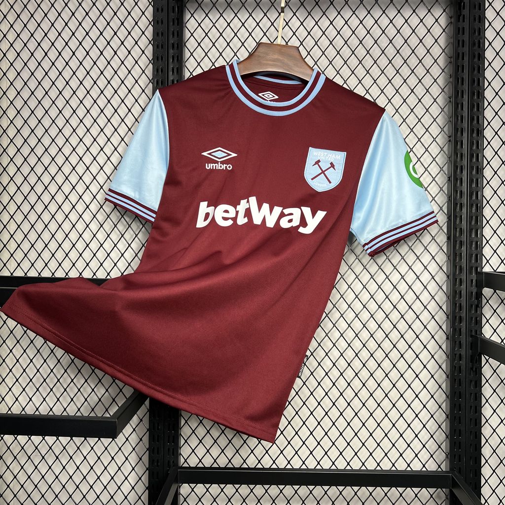 West Ham United 24-25 Home Stadium Jersey - Fans Version - Unitedfutballjersey