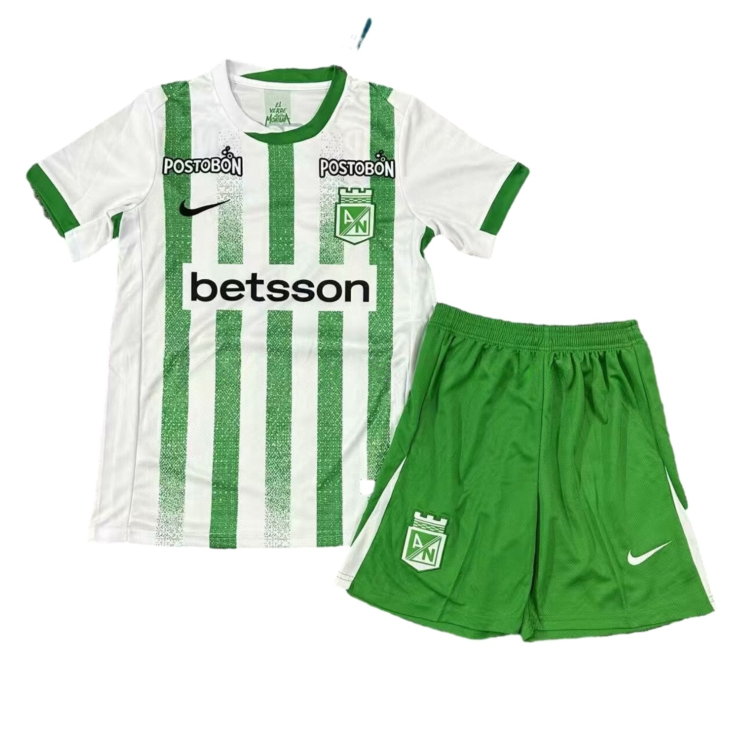Atlético Nacional 25-26 Home Men's Adult Jersey Set - Fans Version - Unitedfutballjersey