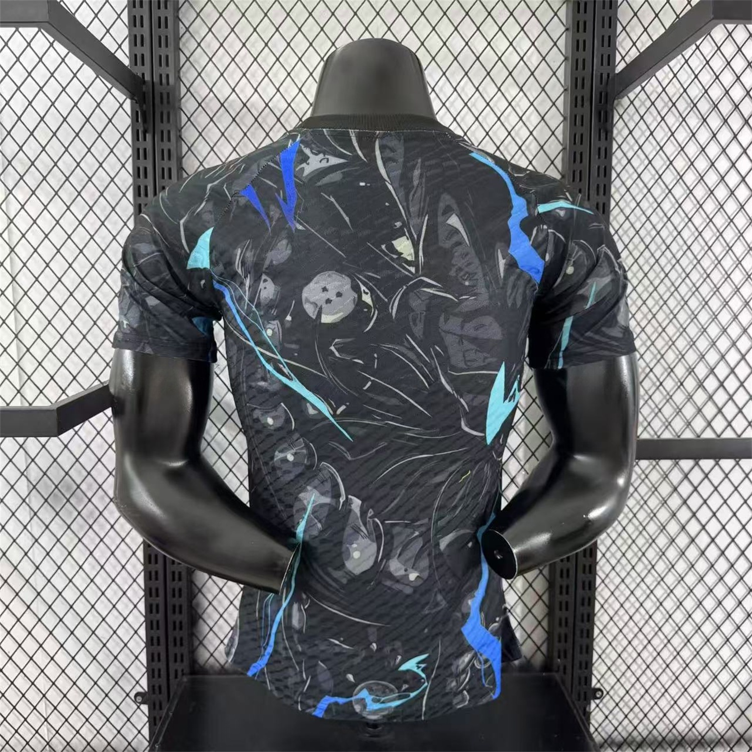 Japan 25-26 Blue Hair Bejita Black Special Edition Jersey - Player Version - Unitedfutballjersey