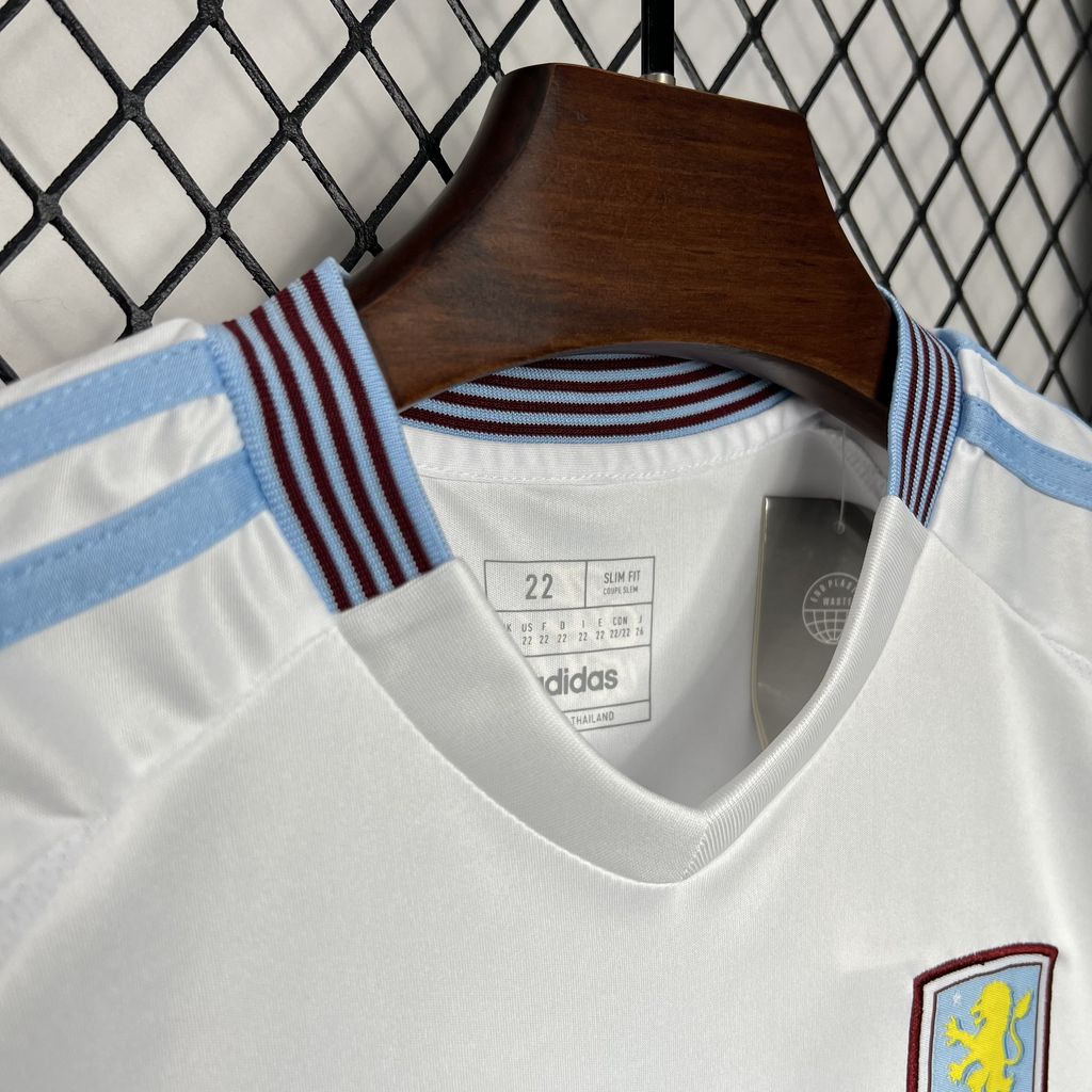 Aston Villa 24-25 Away Kids Kit - Unitedfutballjersey