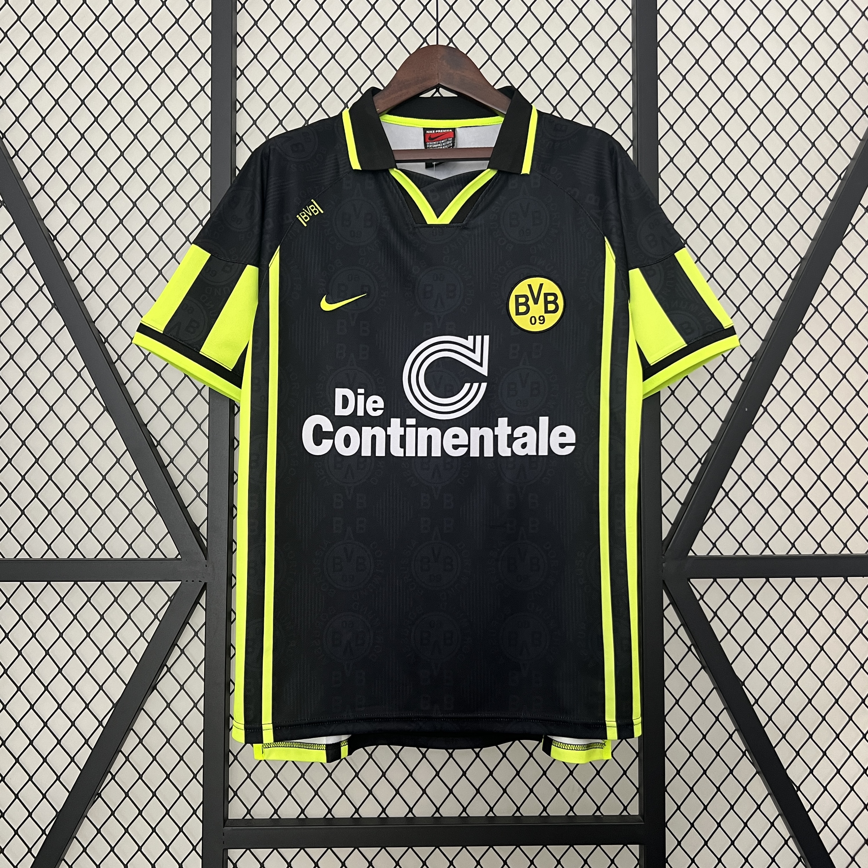 Retro Dortmund 1996-97 Away Jersey - Unitedfutballjersey