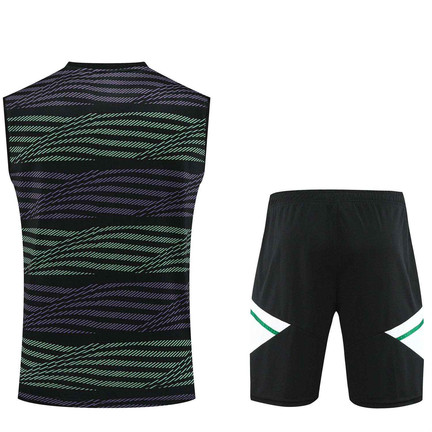 Real Madrid 23-24 Striped Training Vest Suit - Unitedfutballjersey