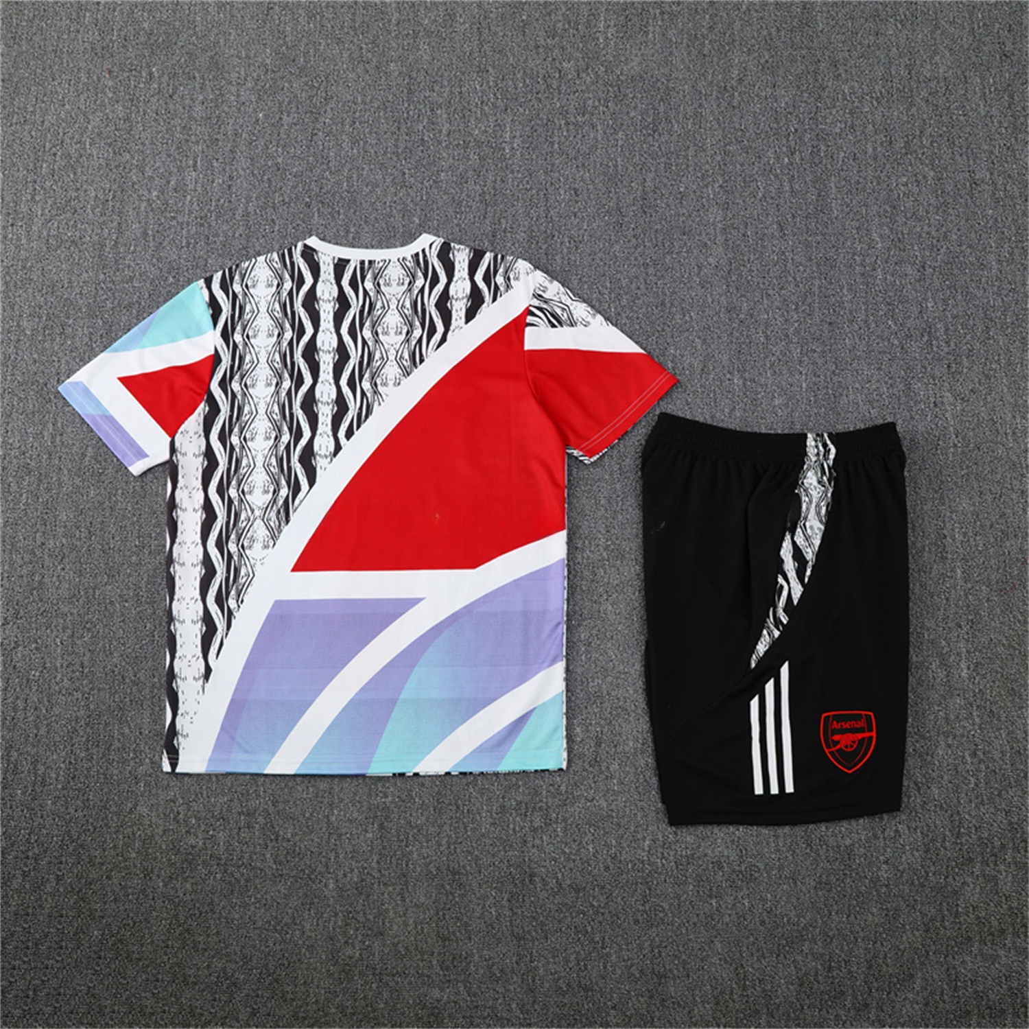 Arsenal 24-25 Pre-Match Kids Short-Sleeve Training Set - Camouflage - Unitedfutballjersey