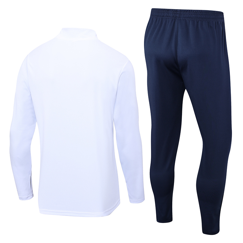 Roma 23-24 Long Sleeve Training Set -White - Unitedfutballjersey