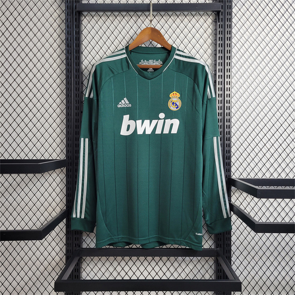 Real Madrid Retro 12-13 Third Away Long Sleeve Jersey - Unitedfutballjersey