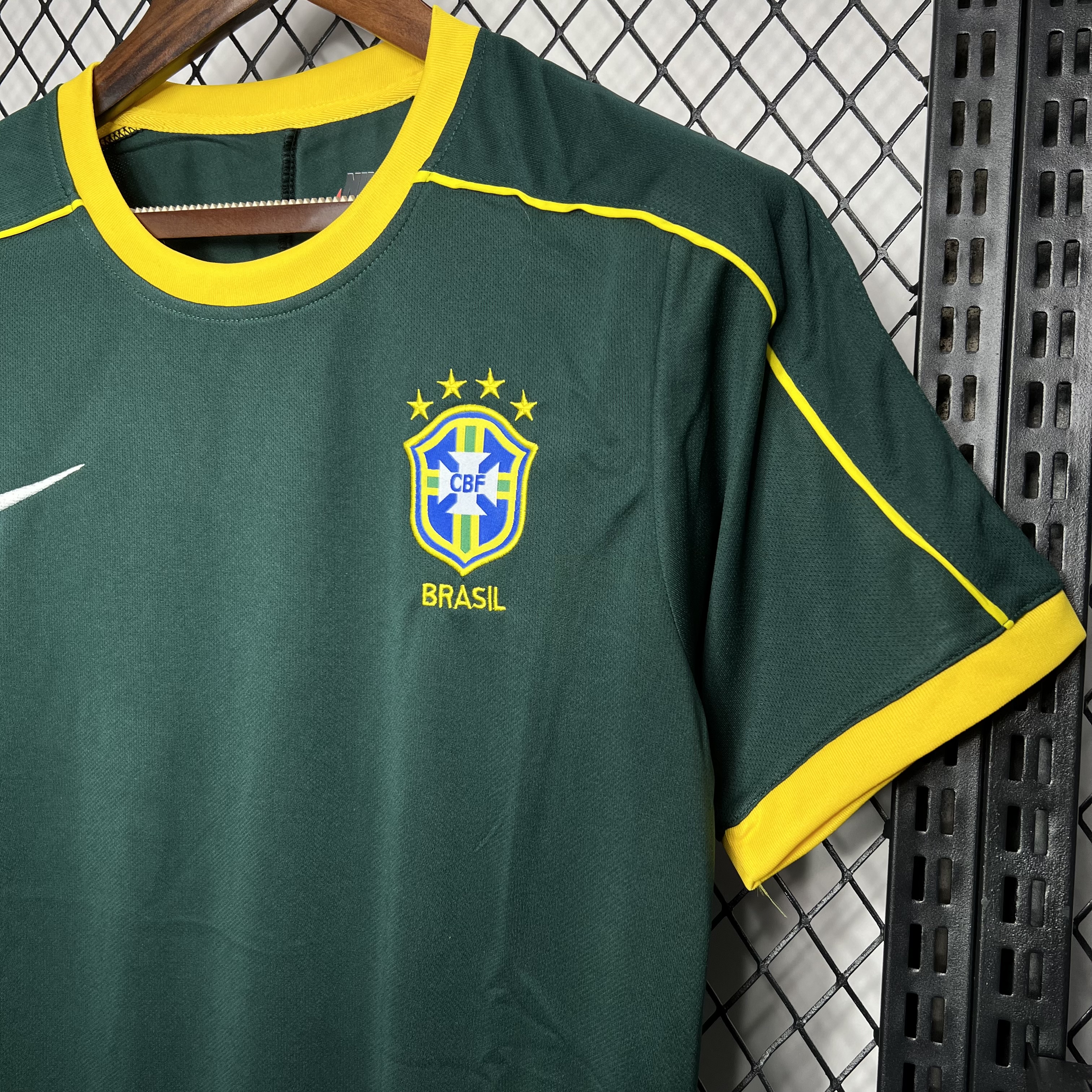 Retro Brazil 1998 Goalkeeper Jersey - Unitedfutballjersey