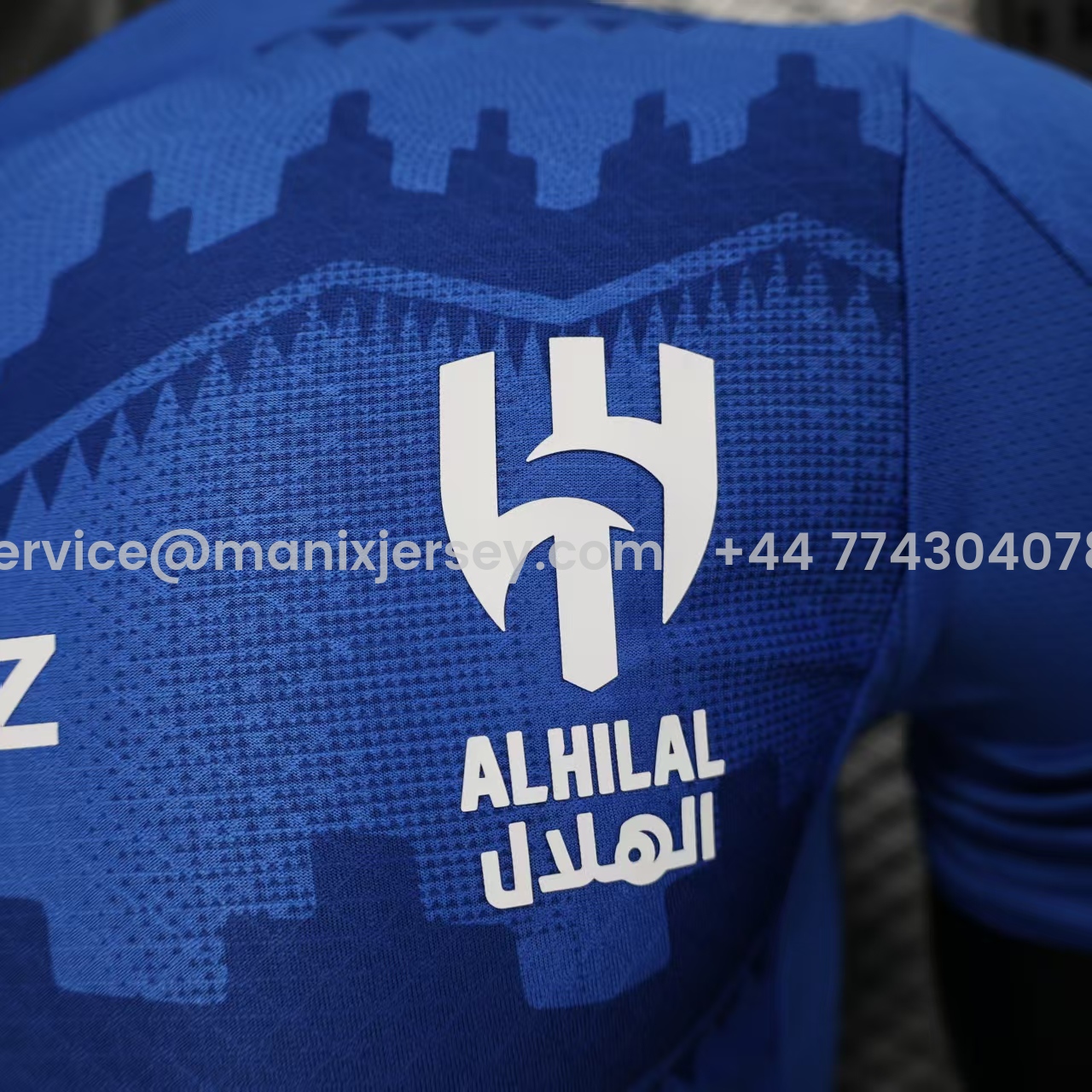 Al Hilal Riyadh Crescent 25-26 Home Blue Jersey - Player Version - Unitedfutballjersey