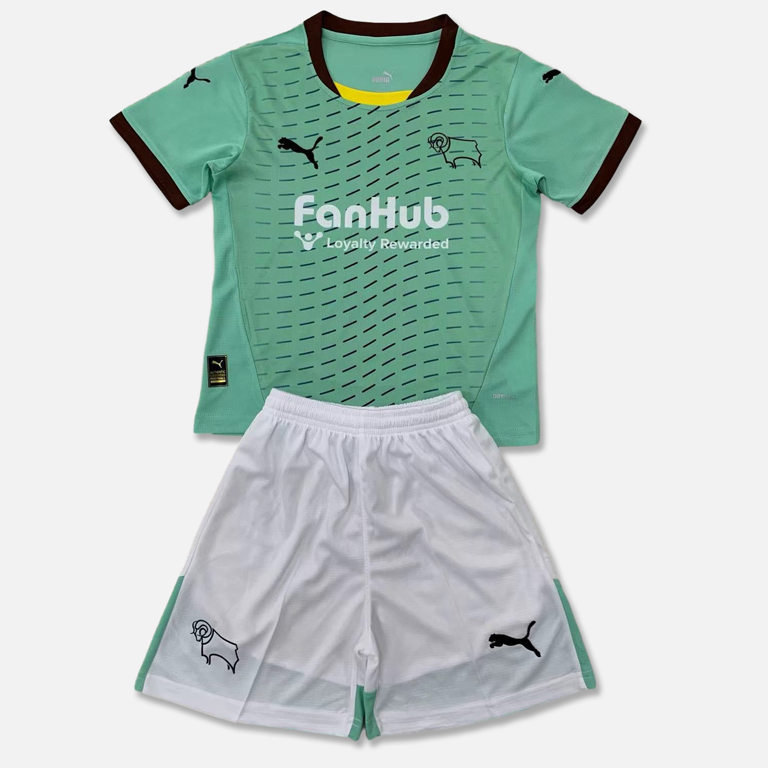 Derby County 24-25 Away Kids Kit - Unitedfutballjersey
