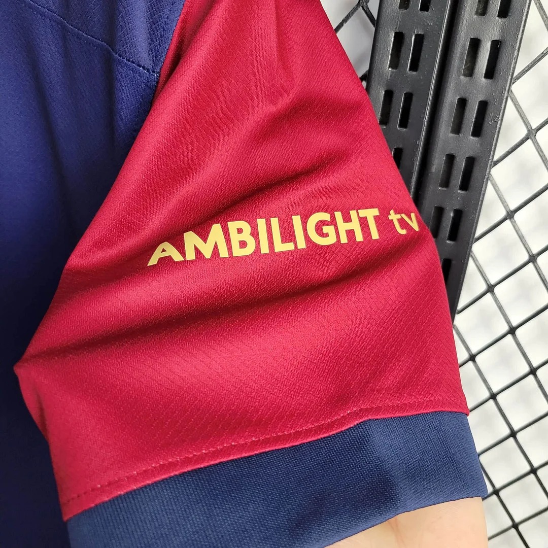 B.A.R.S.A X Coldplay 24-25 Home Co-Branded Kids Kit - Unitedfutballjersey