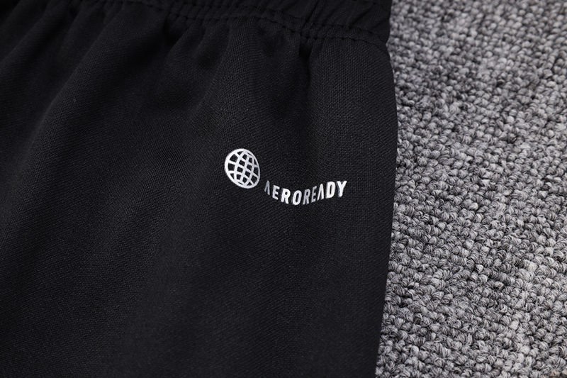 Manchester United 23-24 Kids Long Sleeve Training Set Black and Red - Unitedfutballjersey