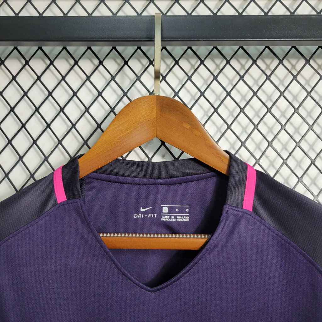 B.A.R.S.A Retro 16-17 Away Stadium Long Sleeve Jersey - Unitedfutballjersey