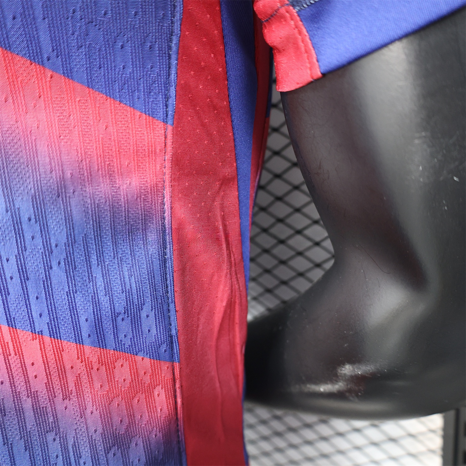 B.A.R.S.A 25-26 Red Diagonal Special Blue Jersey - Player Version - Unitedfutballjersey