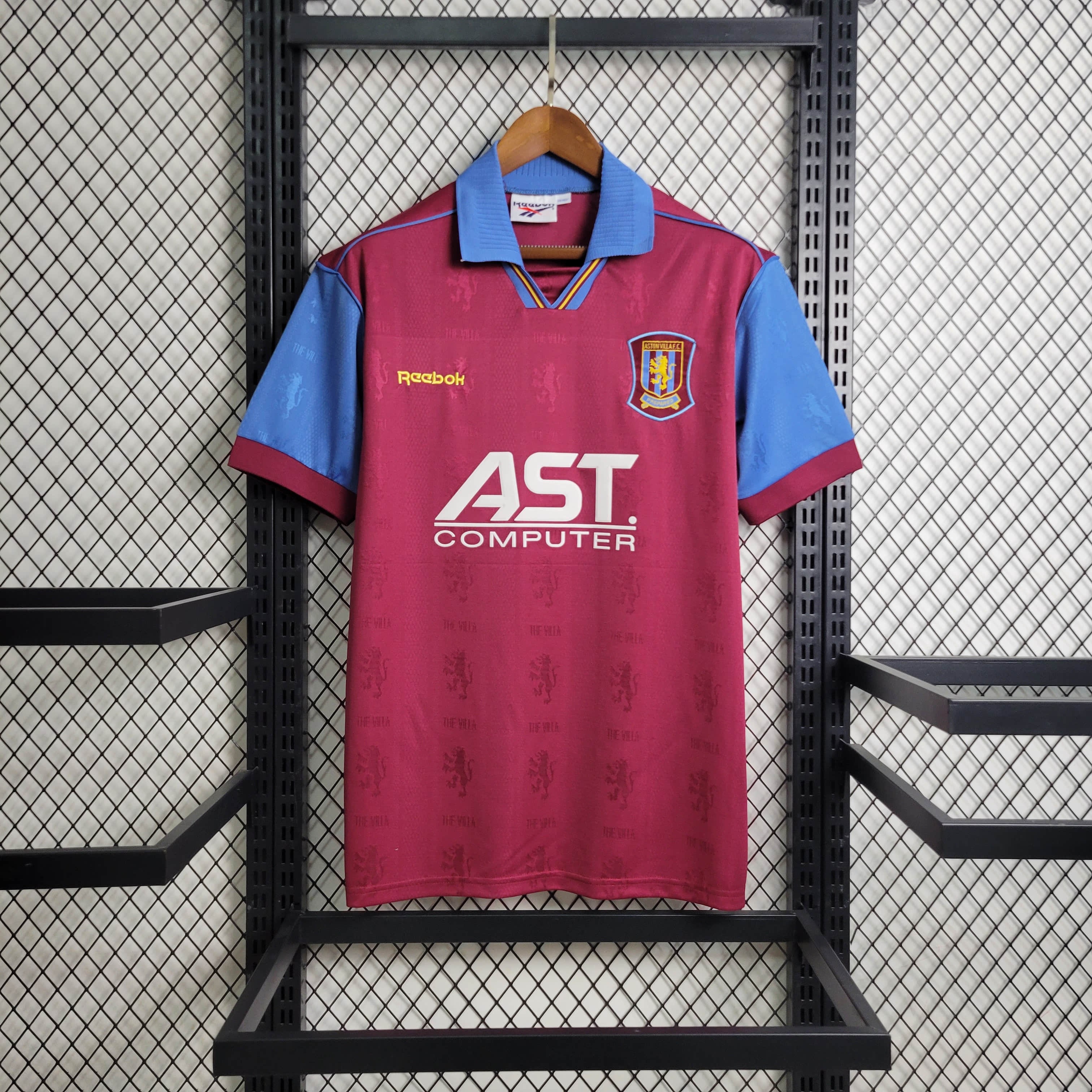 Retro Aston Villa 1995-97 Home Stadium Jersey - Unitedfutballjersey