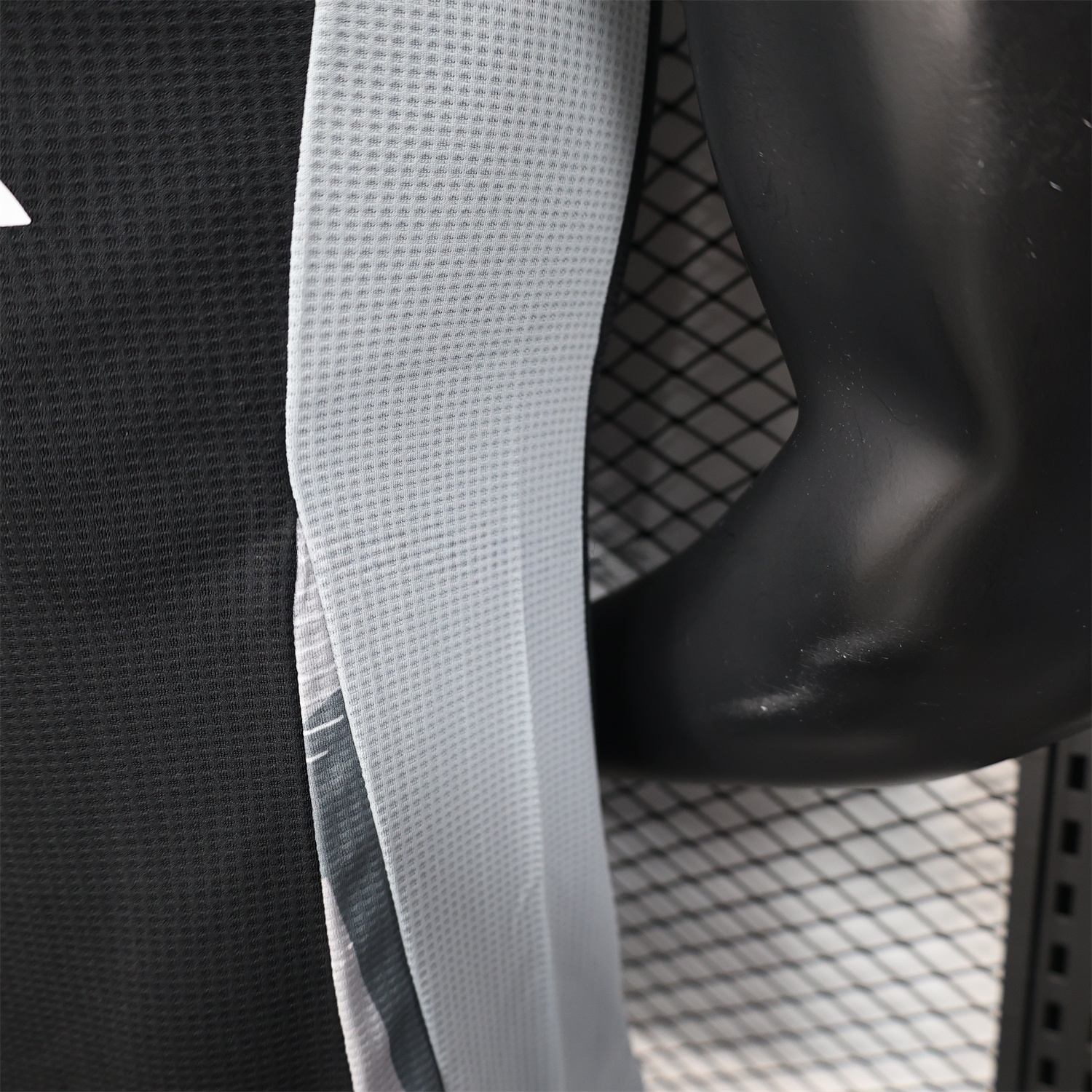 Algeria 25-26 Pure Black with White Chest Text Jersey - Player Version - Unitedfutballjersey