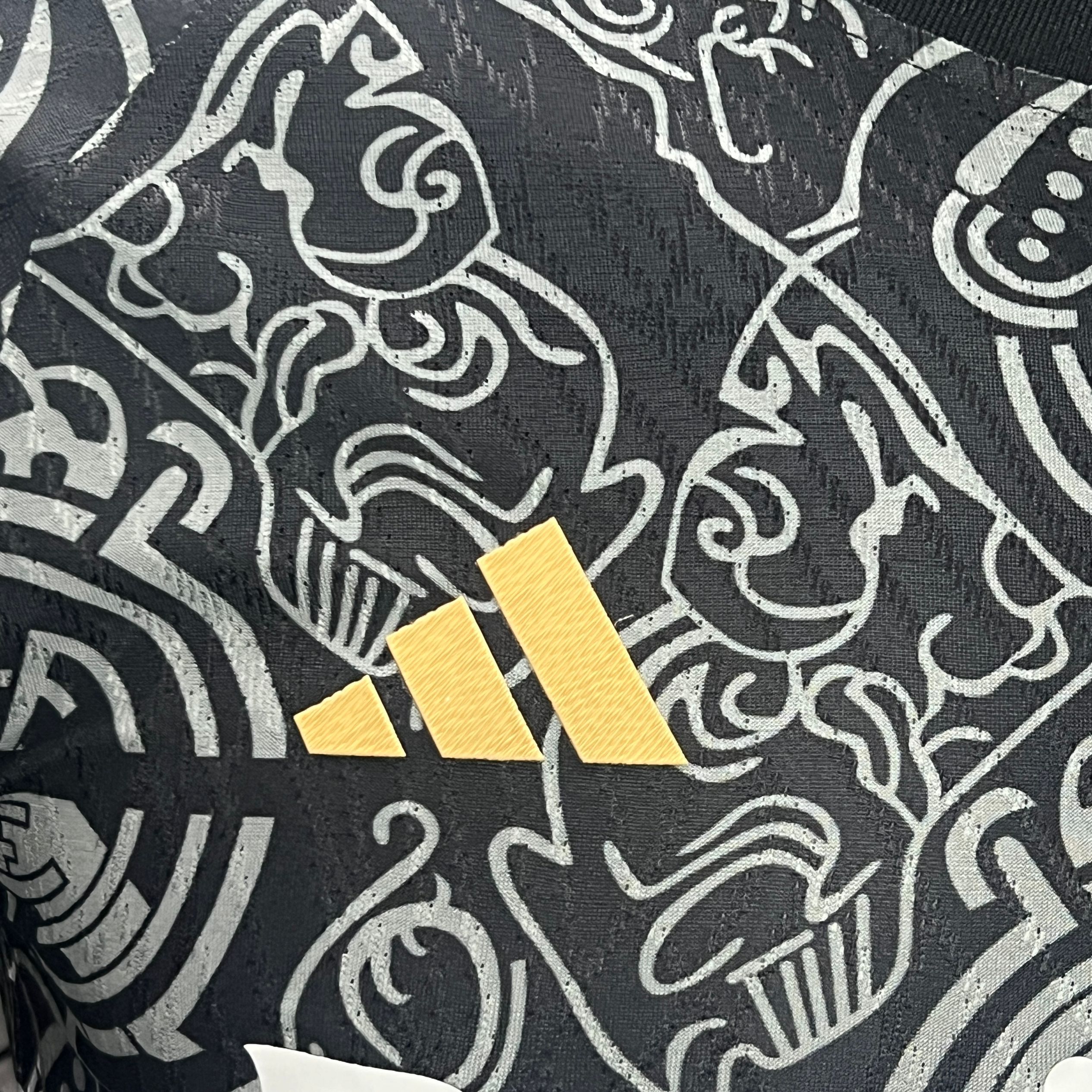 Real Madrid 24-25 Black Line Pattern Special Edtion Jersey - Player Version - Unitedfutballjersey