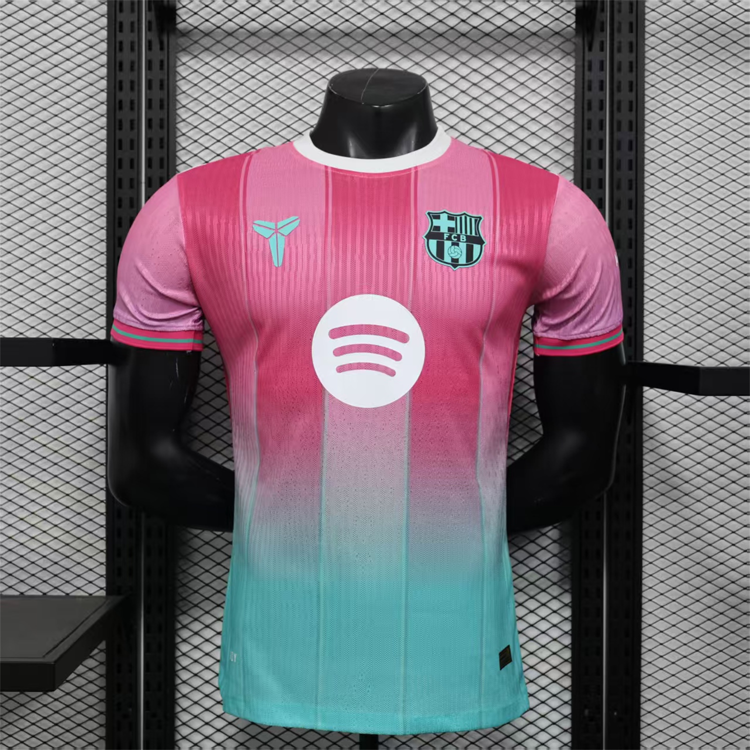 Barcelona 25-26 Pink And Cyan Special Jersey - Player Version - Unitedfutballjersey