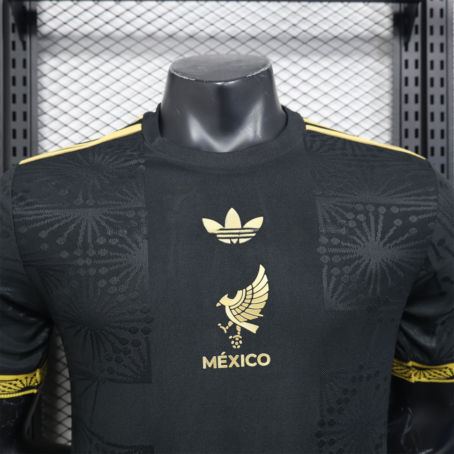 Mexico 2025 Gold Cup Home Black Jersey - Player Version - Unitedfutballjersey