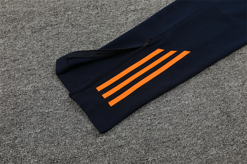 Real Madrid 24-25 Long Sleeve Training Set - Blue & Orange - Unitedfutballjersey