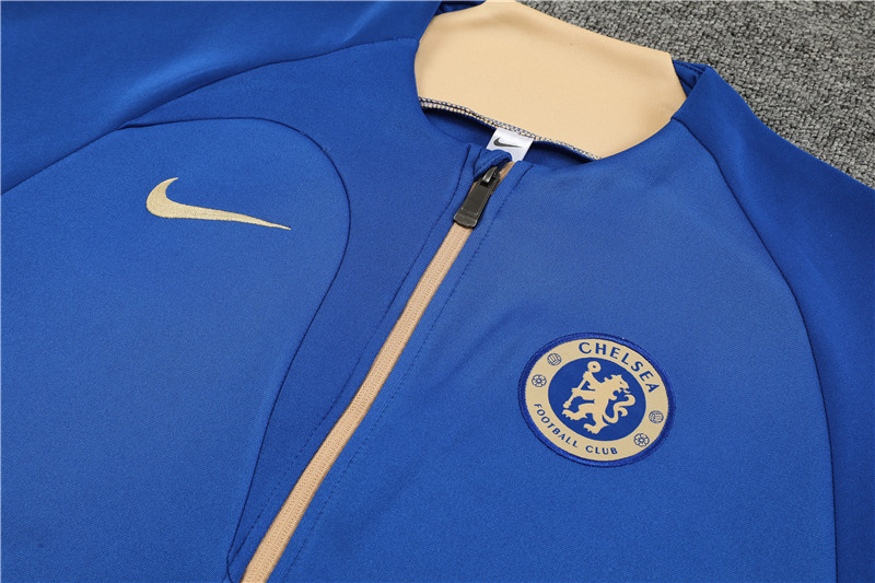 Che 23-24 Jacket Training Tracksuit - Blue - Unitedfutballjersey
