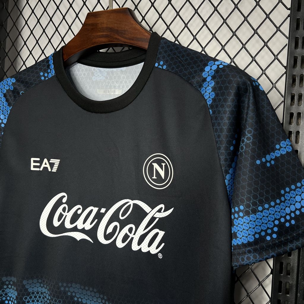 Napoli 24-25 Black Blue Training Jersey - Fans Version - Unitedfutballjersey