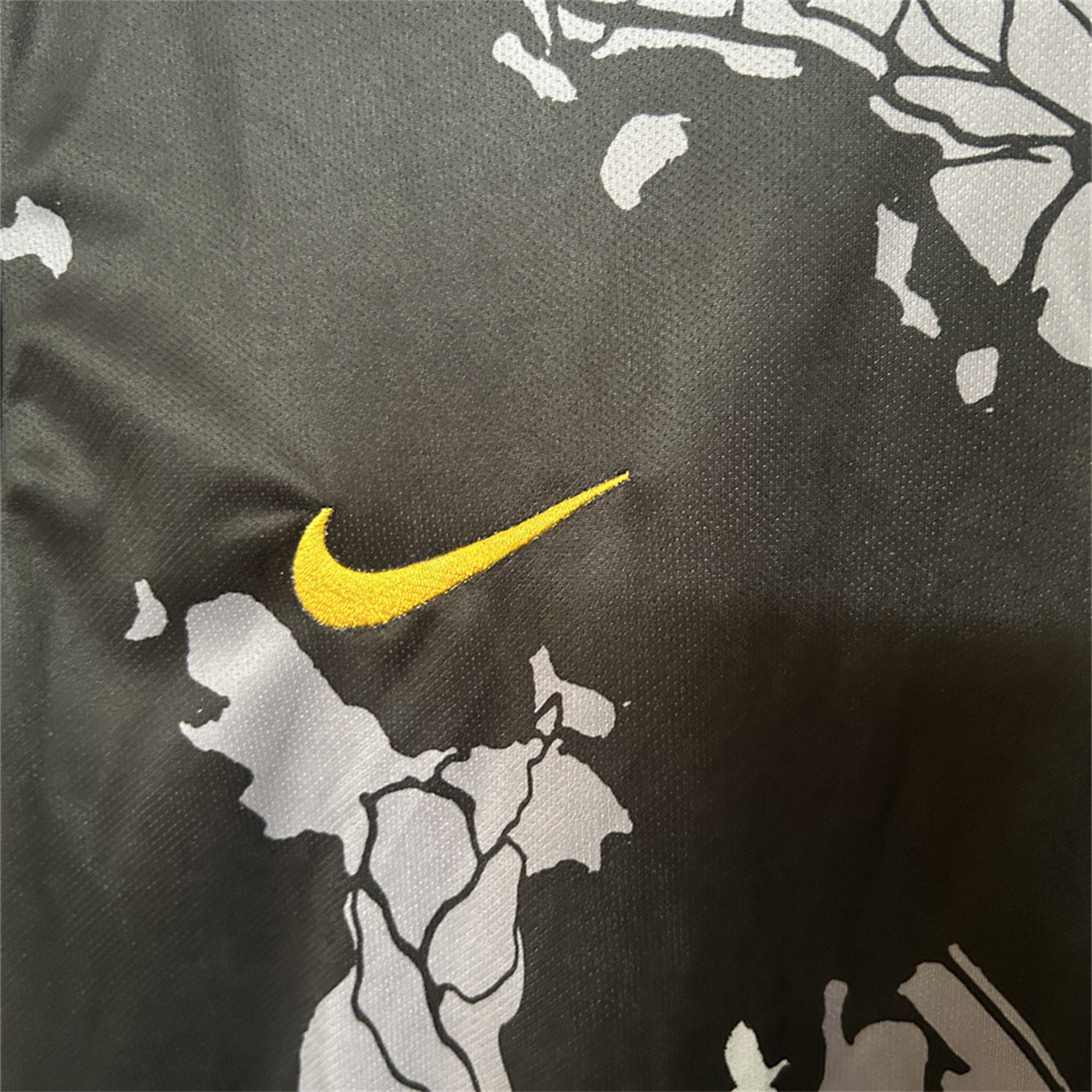 Brazil 25-26 Grey Jesus Statue Special Black Jersey - Fans Version - Unitedfutballjersey