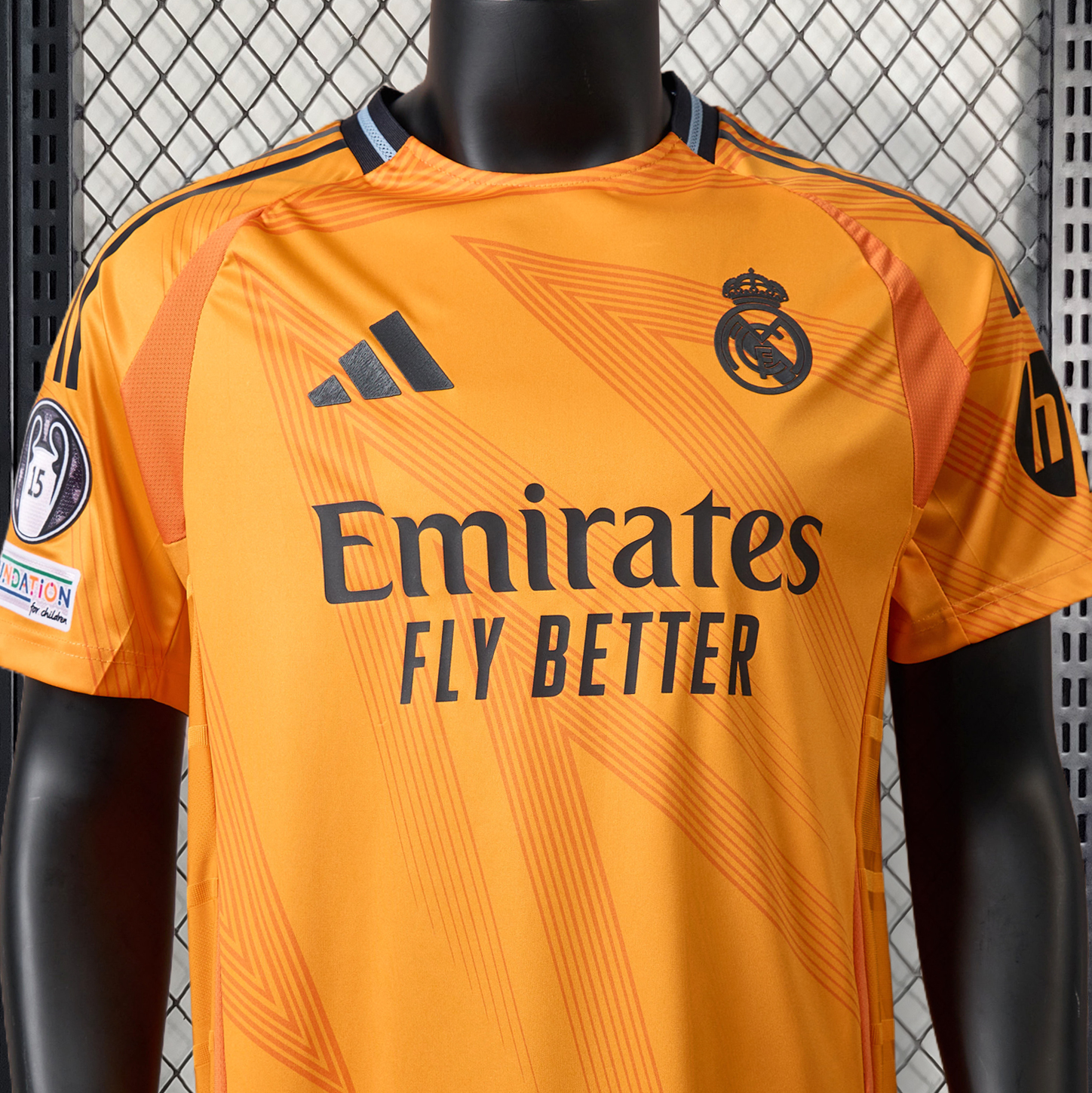 Real Madrid 24-25 Away Jersey with Bear Champ Font - Player Version - Unitedfutballjersey