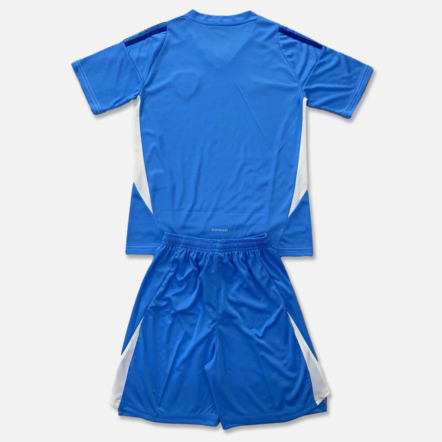 Leeds United 24-25 Lake Blue Goalkeeper Kids Kit - Unitedfutballjersey