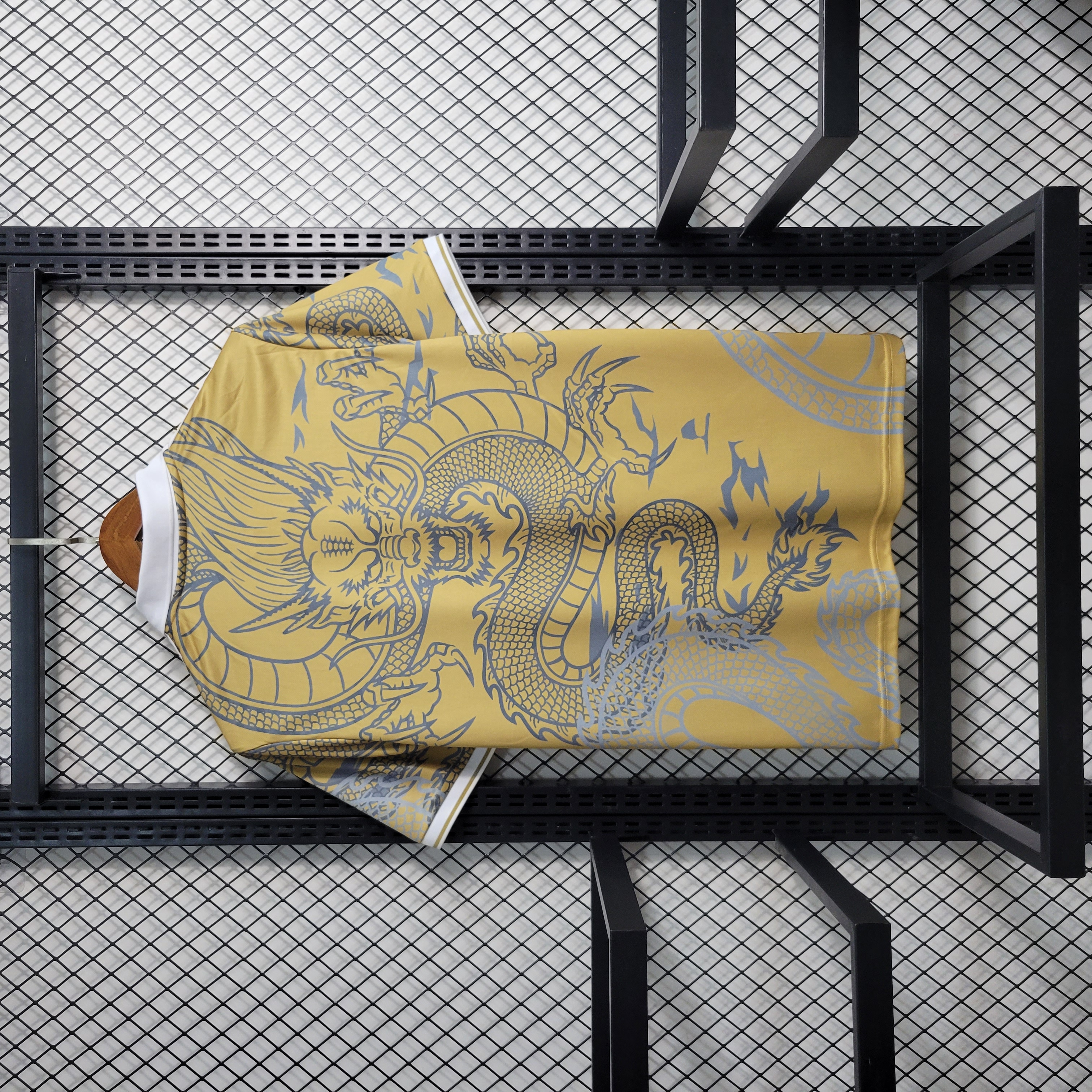 Real Madrid 23-24 Yellow Dragon Special Edition Jersey - Fans Version - Unitedfutballjersey