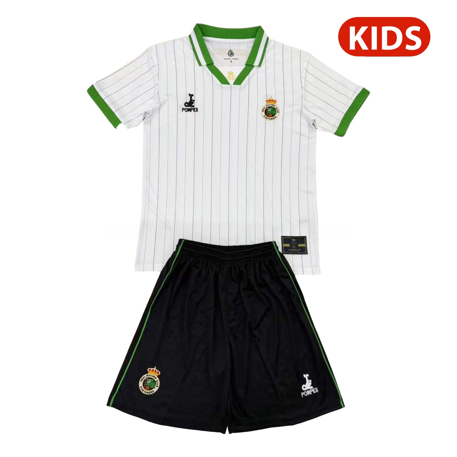 Racing de Santander 24-25 112th Anniversary Kids Kit - Unitedfutballjersey