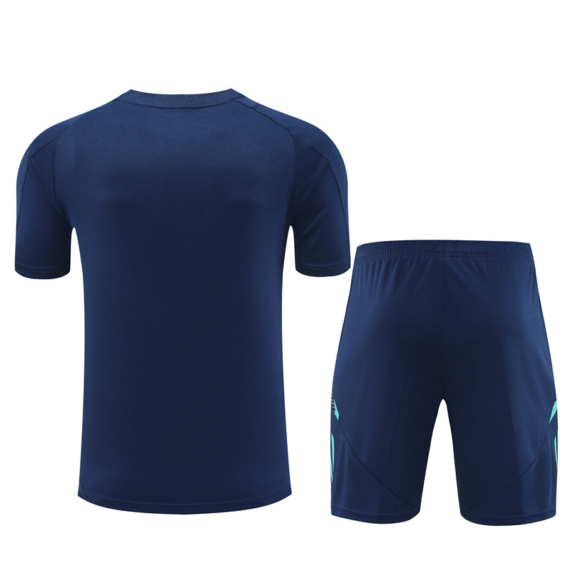 Arsenal 24-25 Short-Sleeve Training Kids Kit - Deep Blue - Unitedfutballjersey