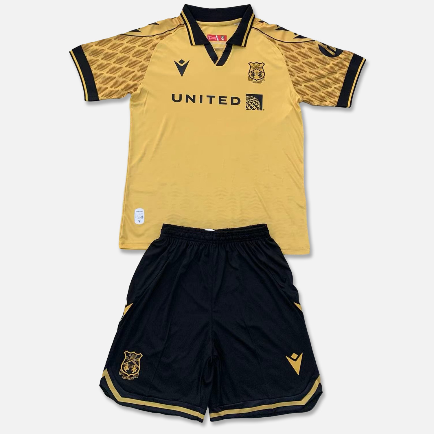 Wrexham 24-25 Third Men's Adult Jersey Set - Fans Version - Unitedfutballjersey