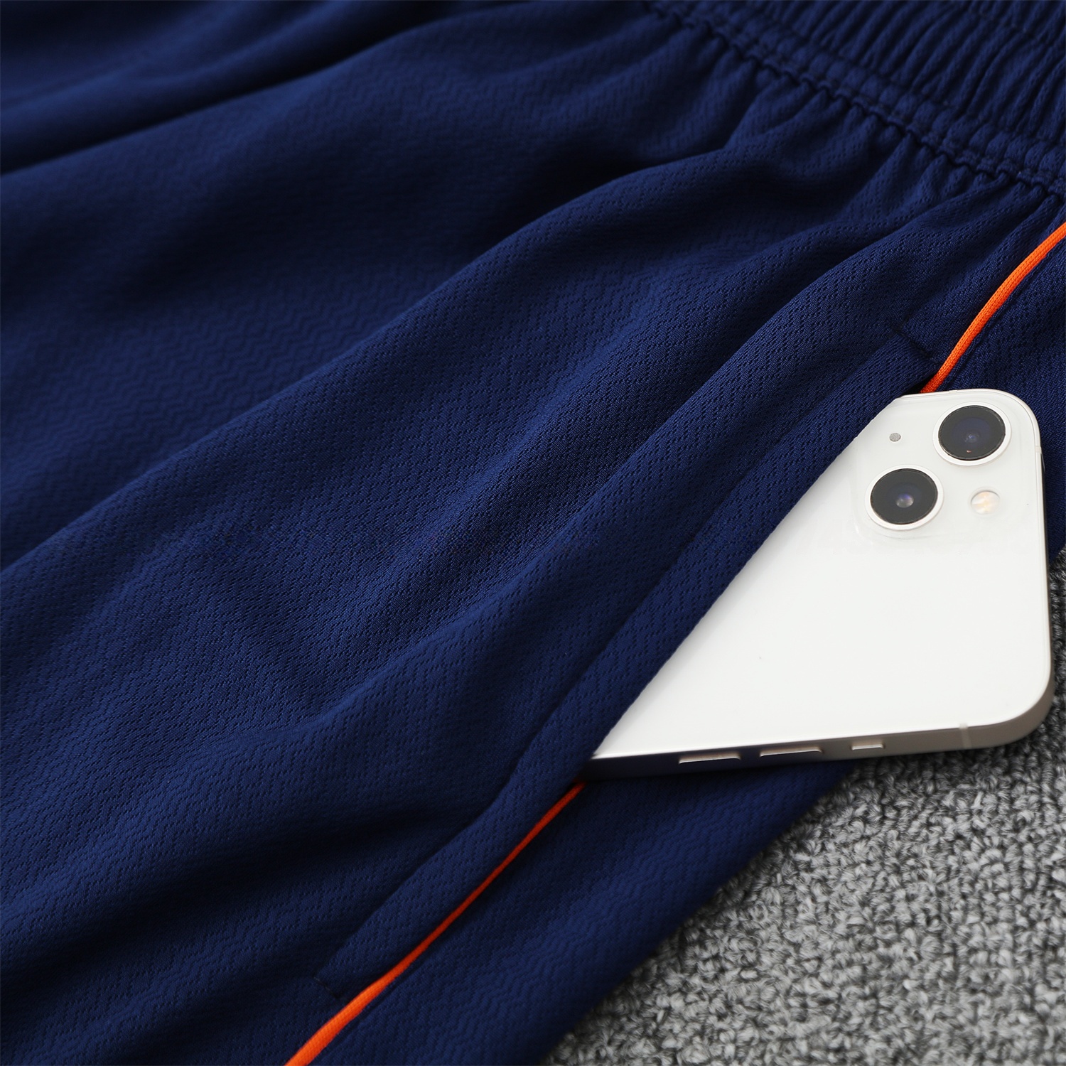 Marseille 25-26 Short-Sleeve Training Set - Blue Top & Blue Shorts - Unitedfutballjersey