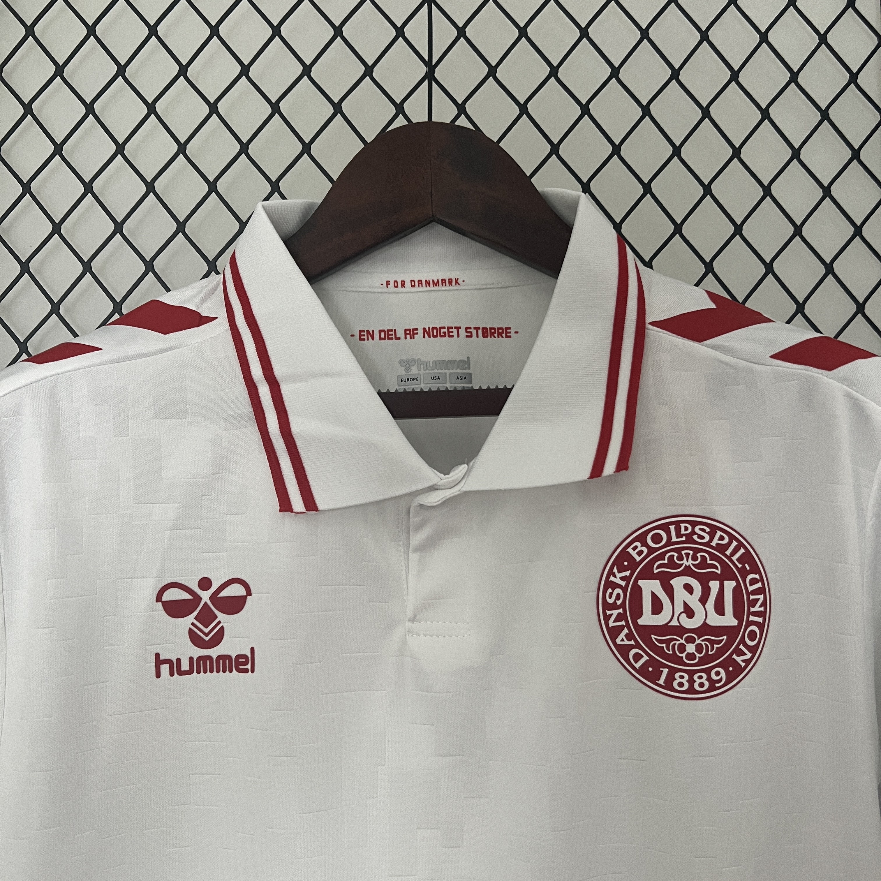 Denmark 2024 Away Stadium Jersey - Fans Version - Unitedfutballjersey