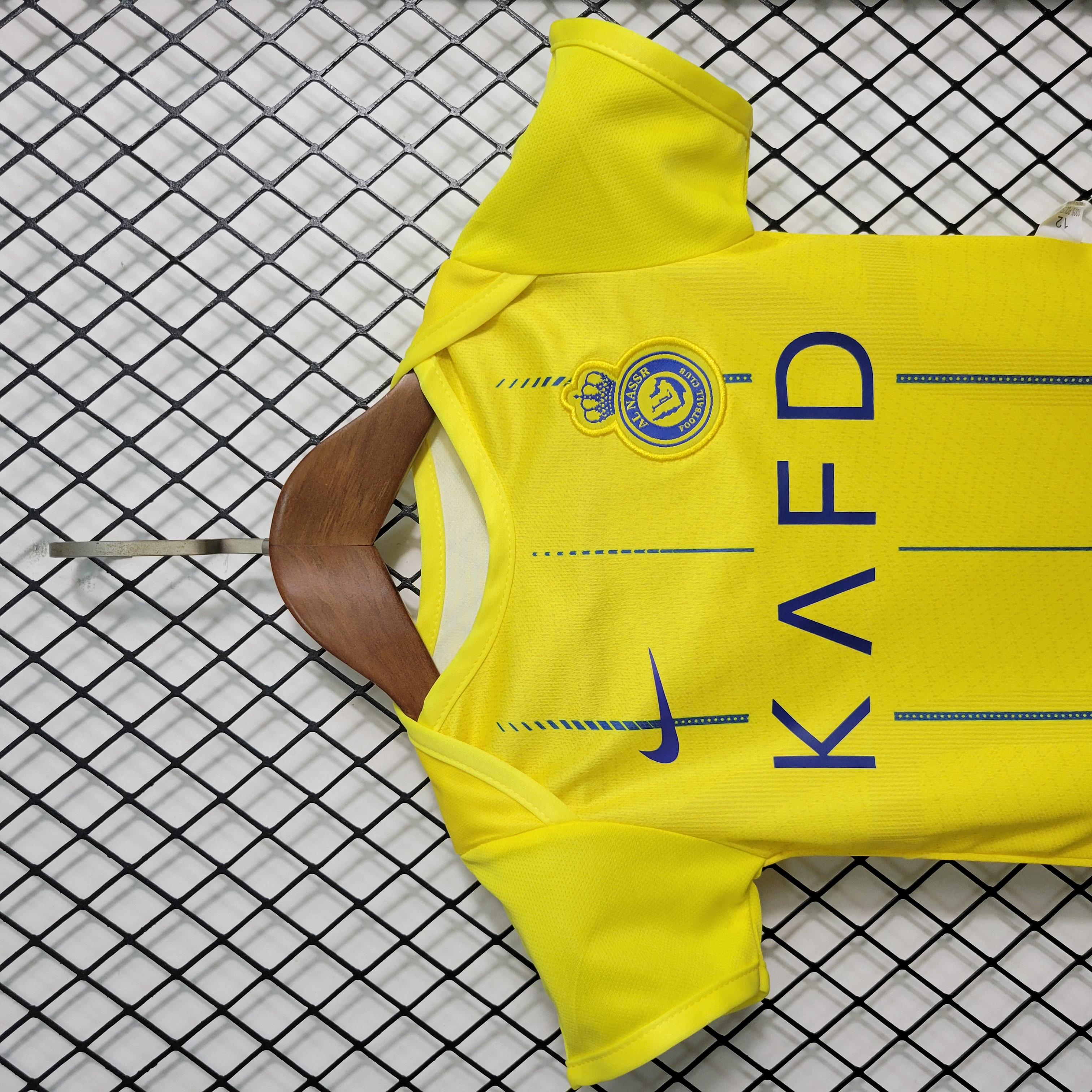 Al Nassr Riyadh Victory 23-24 Home Stadium Baby Suit - Unitedfutballjersey