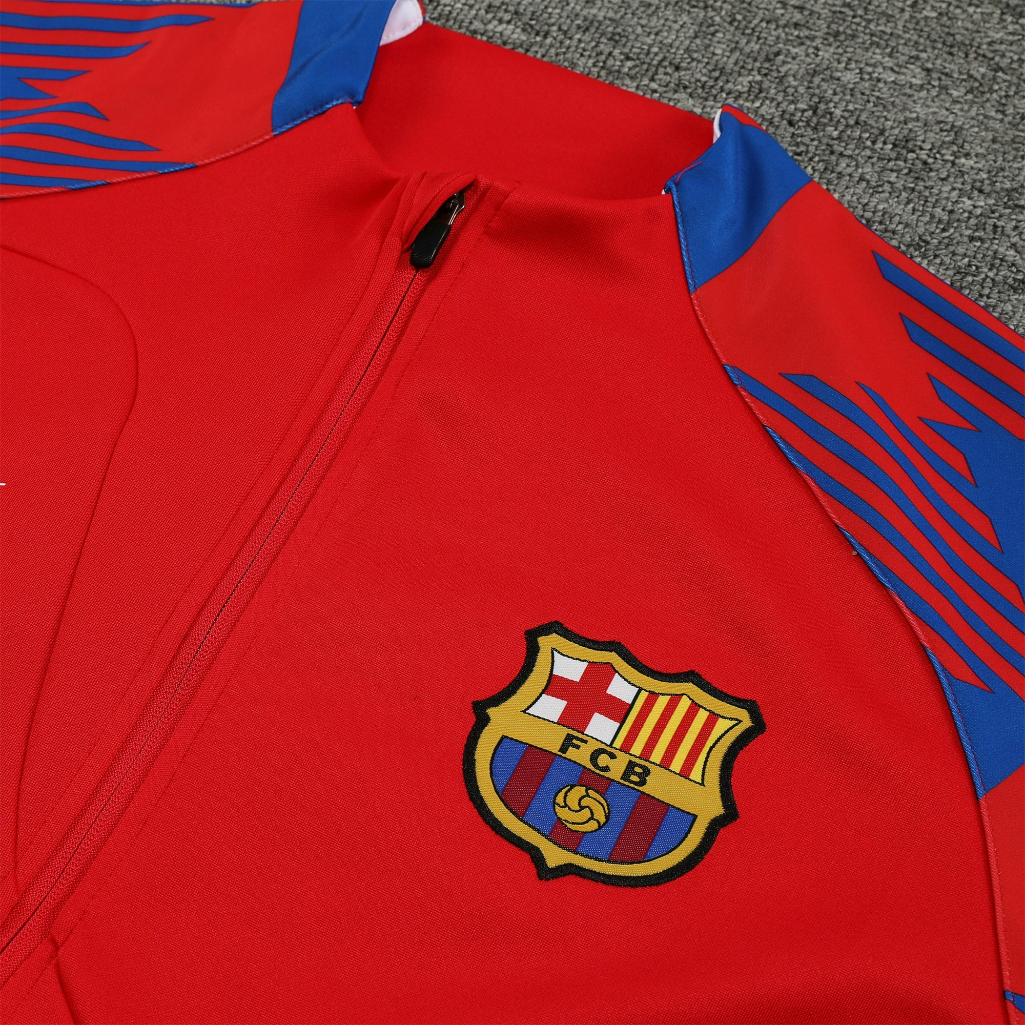 B.A.R.S.A 23-24 Jacket Training Tracksuit Red - Unitedfutballjersey