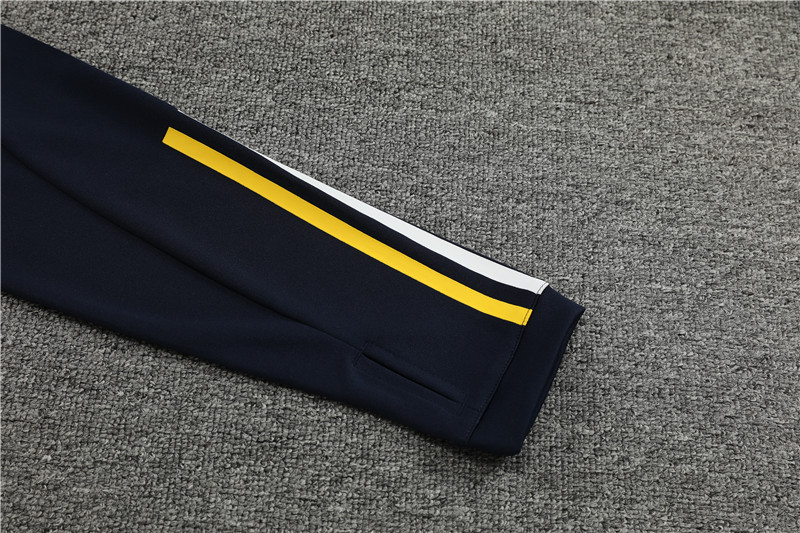 Real Madrid 23-24 Kids Long Sleeve Training Set White - Unitedfutballjersey