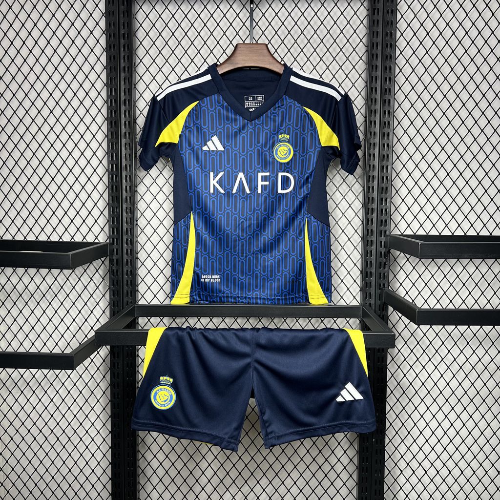 Al Nassr Riyadh Victory 24-25 Away Kids Kit - Unitedfutballjersey