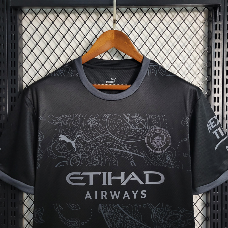 Manchester City 23-24 Special Edition Black Jersey - Fans Version - Unitedfutballjersey