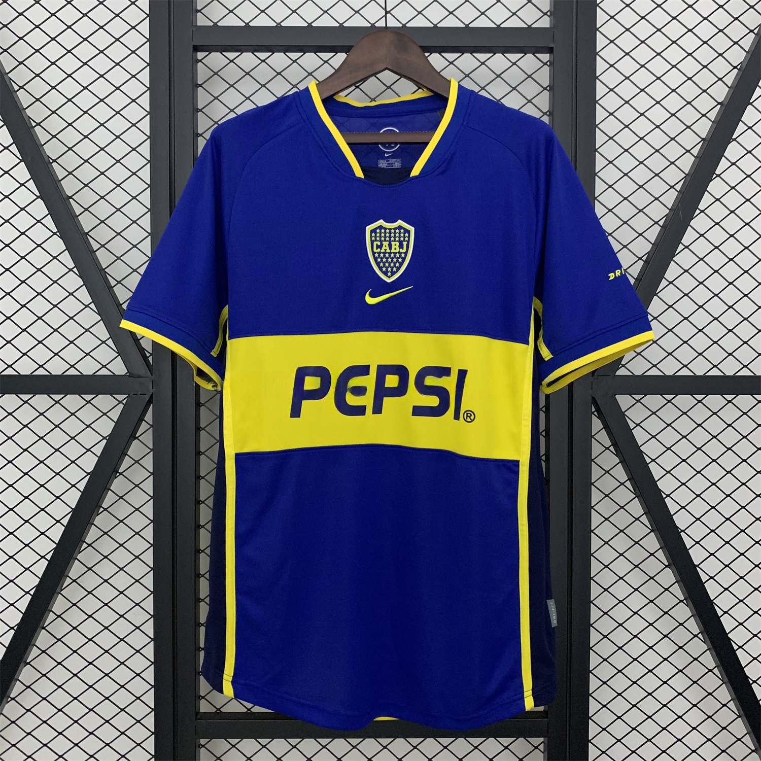 Retro Boca Juniors 2002-03 Home Jersey - Unitedfutballjersey