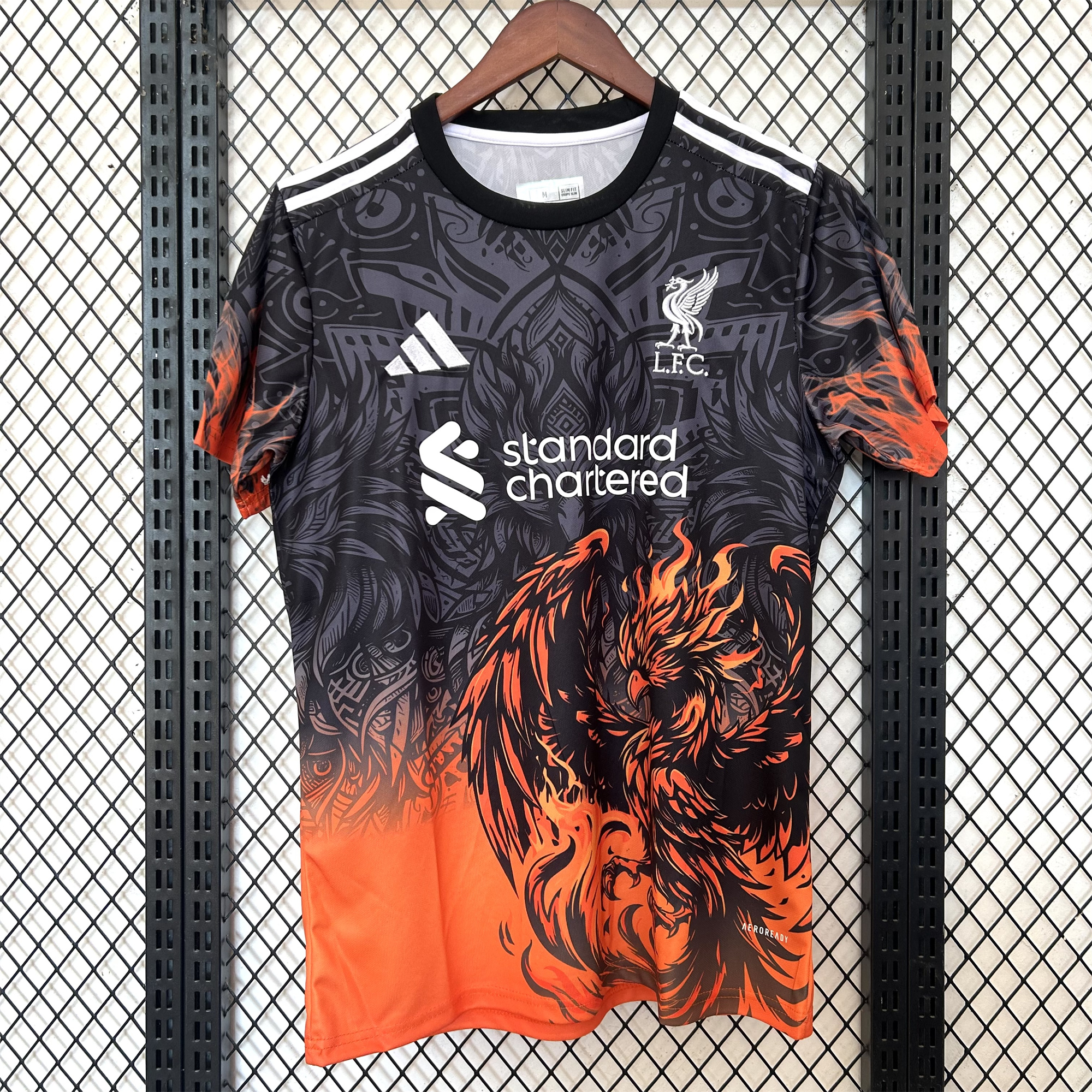 Liver.pool 24-25 Orange Fire Phoenix Special Edition Jersey - Fans Version - Unitedfutballjersey