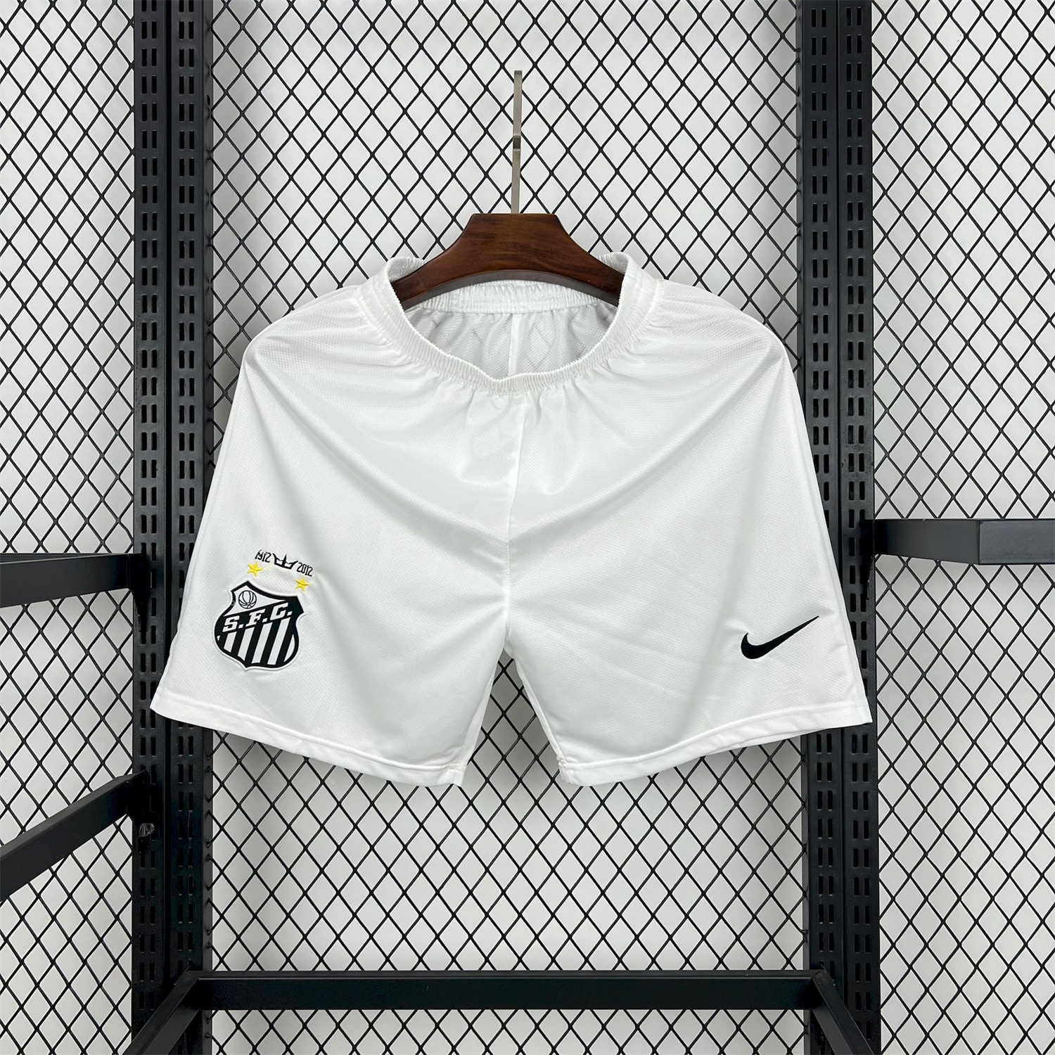 Retro Santos 2012 Home Shorts - Unitedfutballjersey
