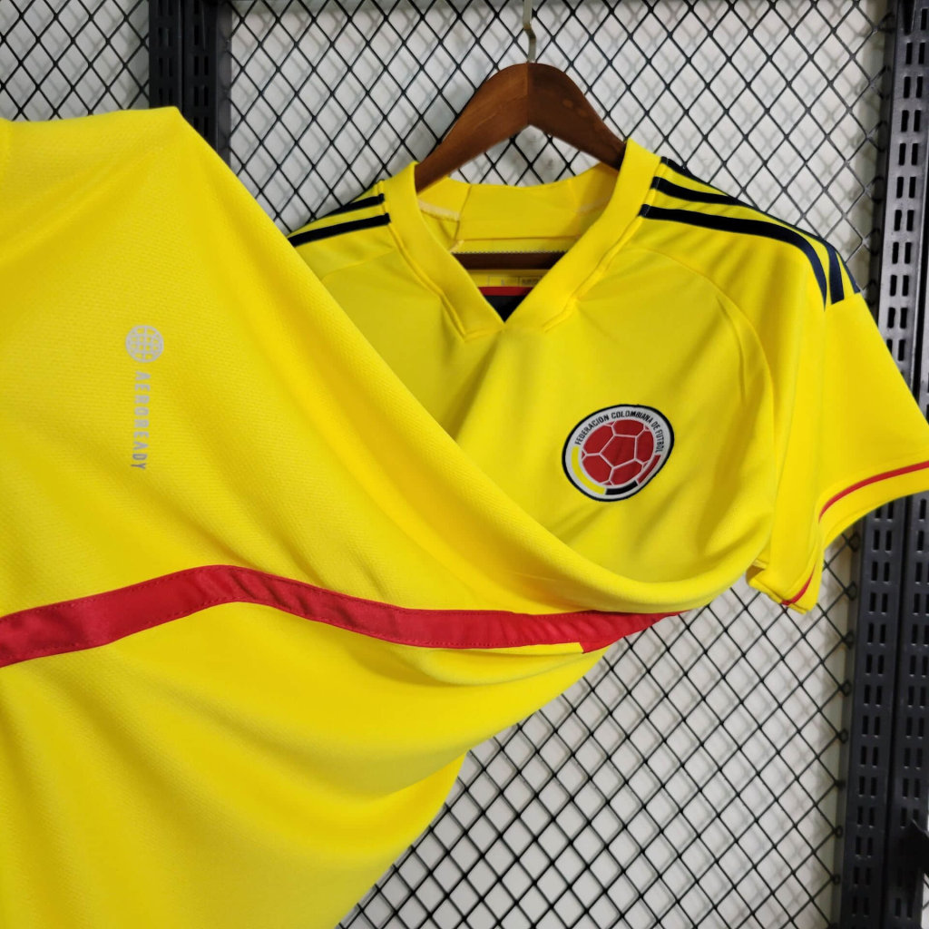 Colombia 2022 Home Stadium Jersey - Fans Version - Unitedfutballjersey