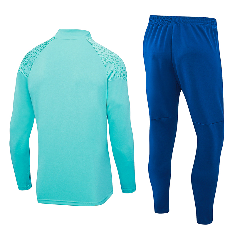 Marseille 23-24 Long Sleeve Training Set -Light Blue - Unitedfutballjersey